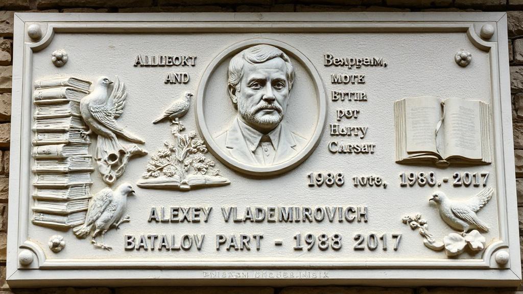 Мемориальная доска Алексея Баталова, легенды кинематографа